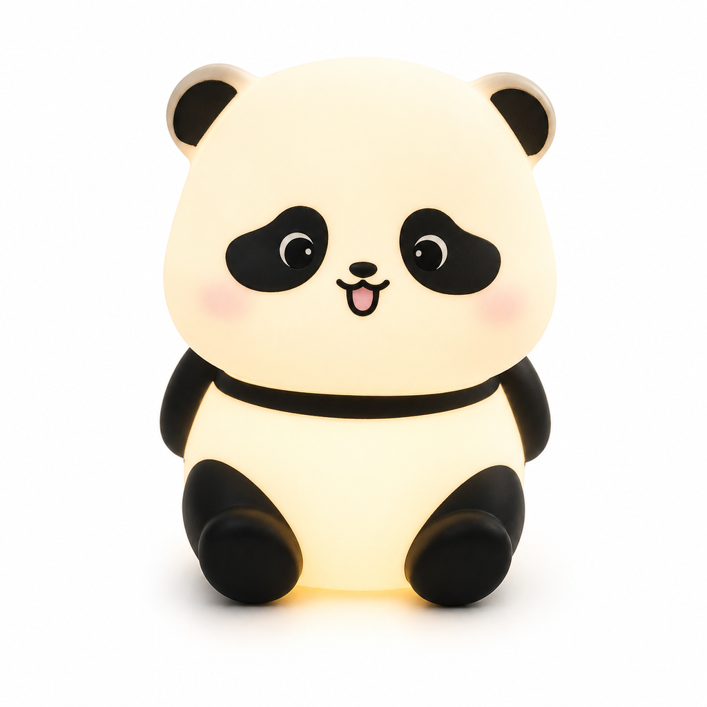 Cute Panda LED Night Lamp – Soft Glow Bedside Desk Light for Kids & Home Decor